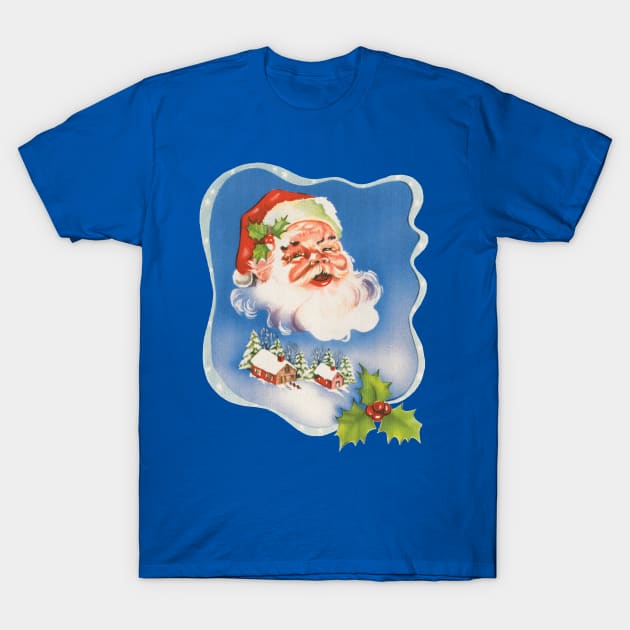 Retro Santa Claus T-Shirt by MasterpieceCafe